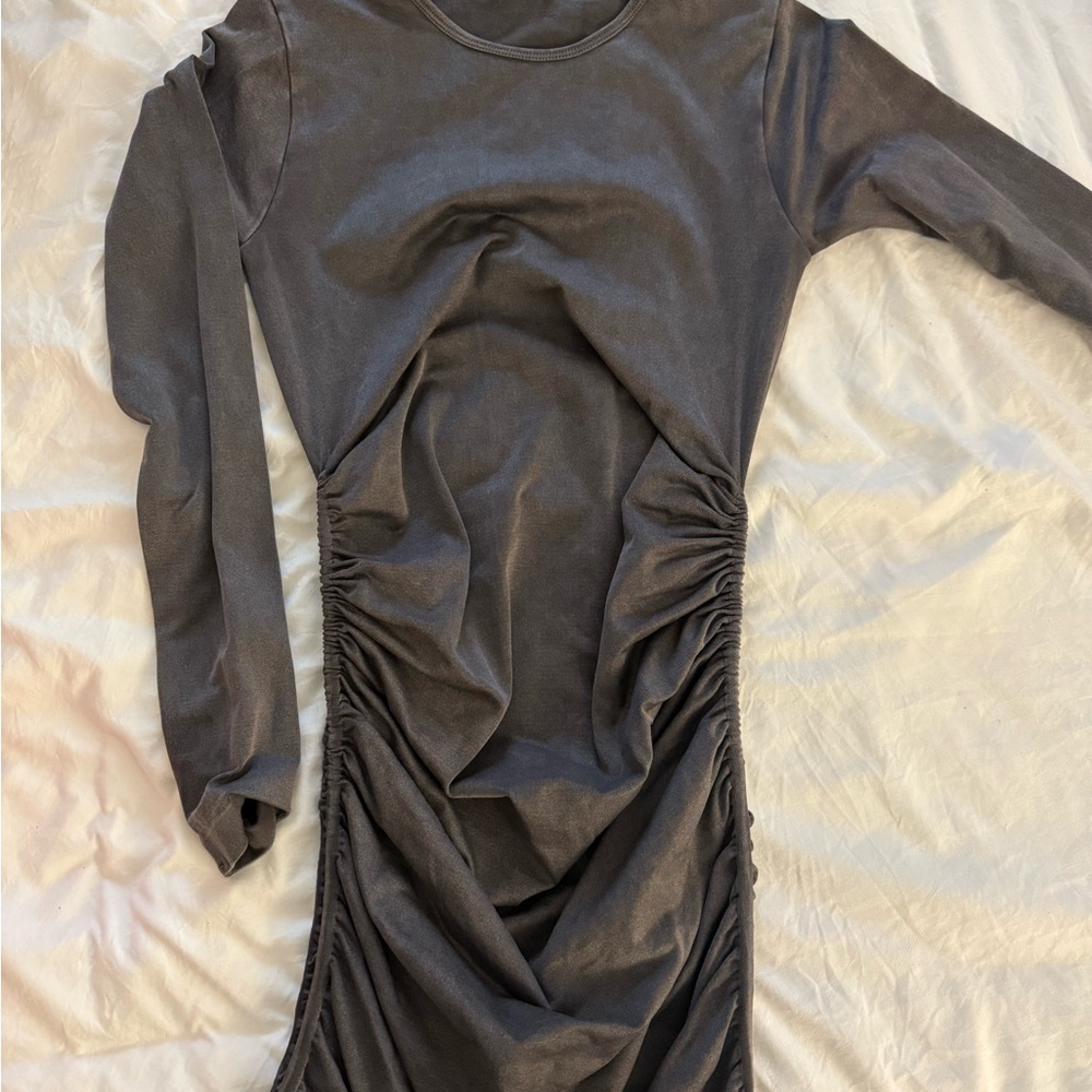 Zara ruched body on dress XS